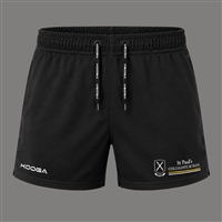Girls' shorts (black sports, single layer)
