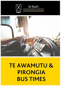 Te Awamutu and Pirongia Bus Times